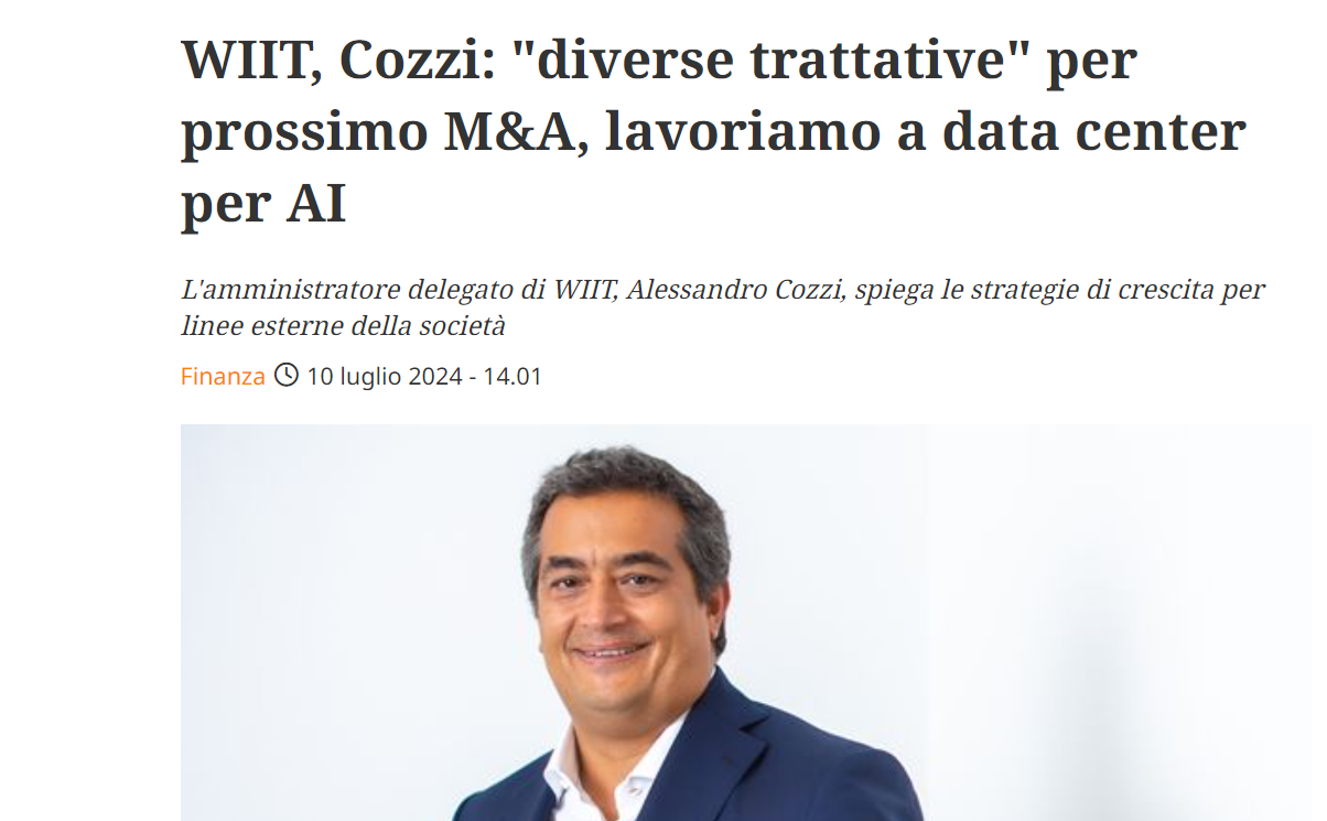 Intervista su Teleborsa