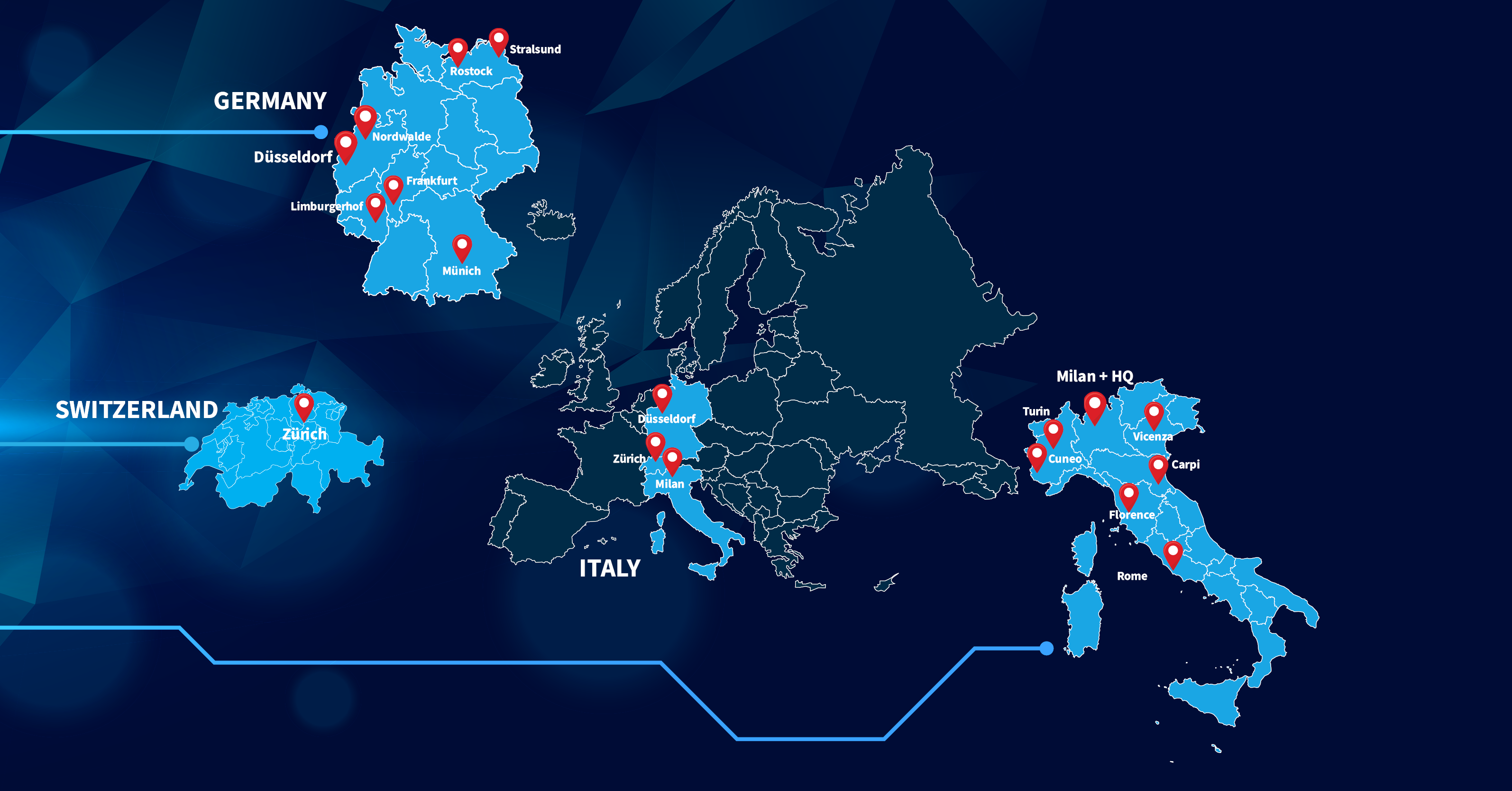map of wiit data center locations